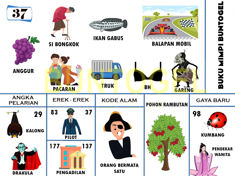 buku mimpi erek erek togel 37